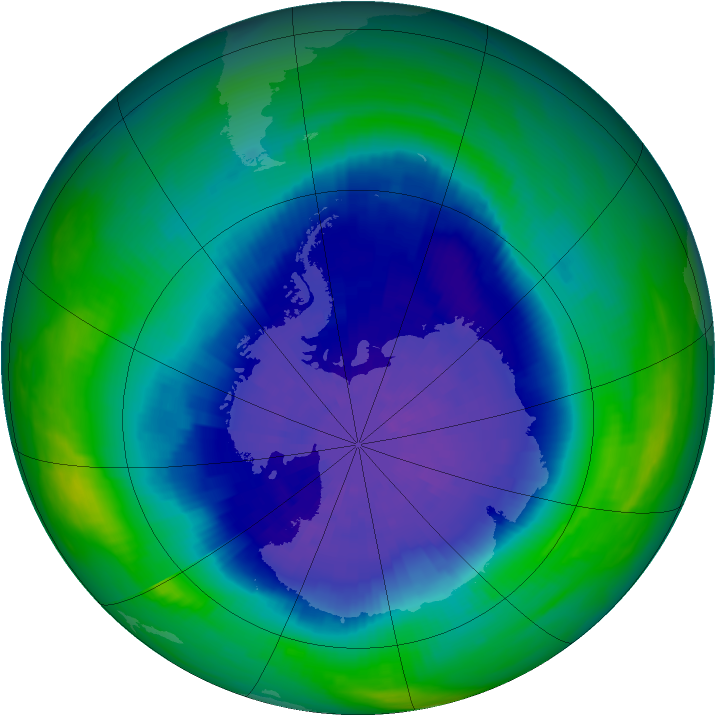 Ozone Map 1987-09-26
